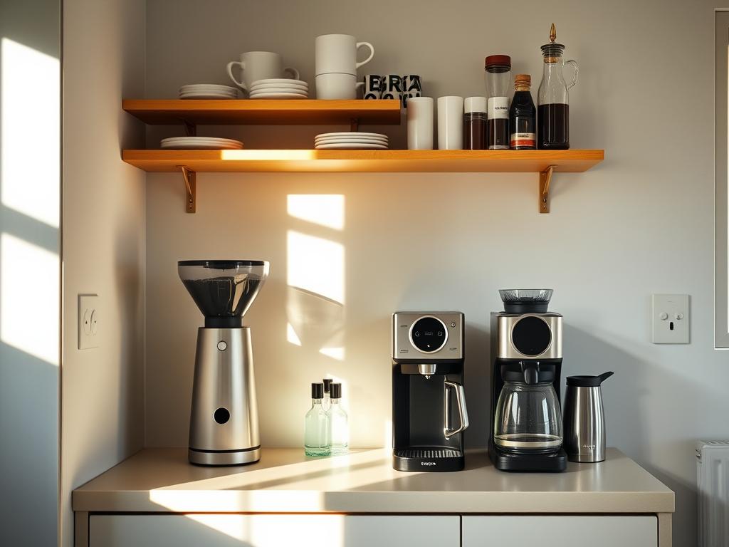 Space-Saving Coffee Station Ideas