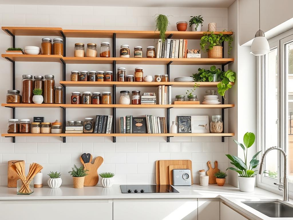 Vertical Kitchen Shelving Solutions