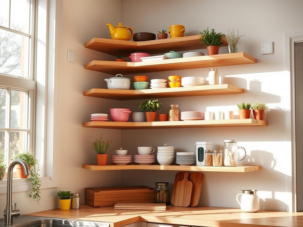Vertical Storage Solutions in Kitchen