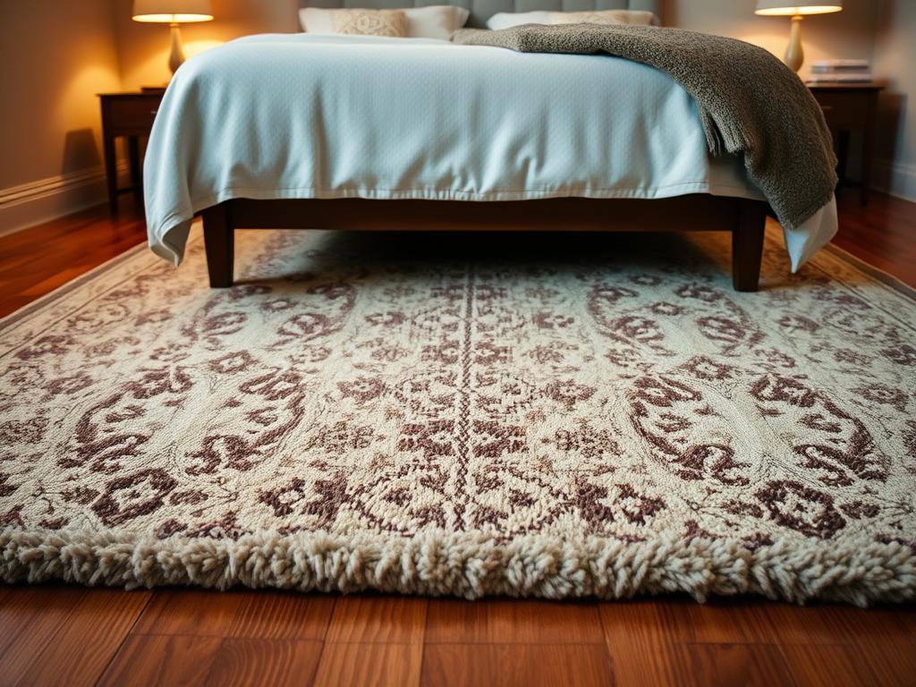 area rug placement