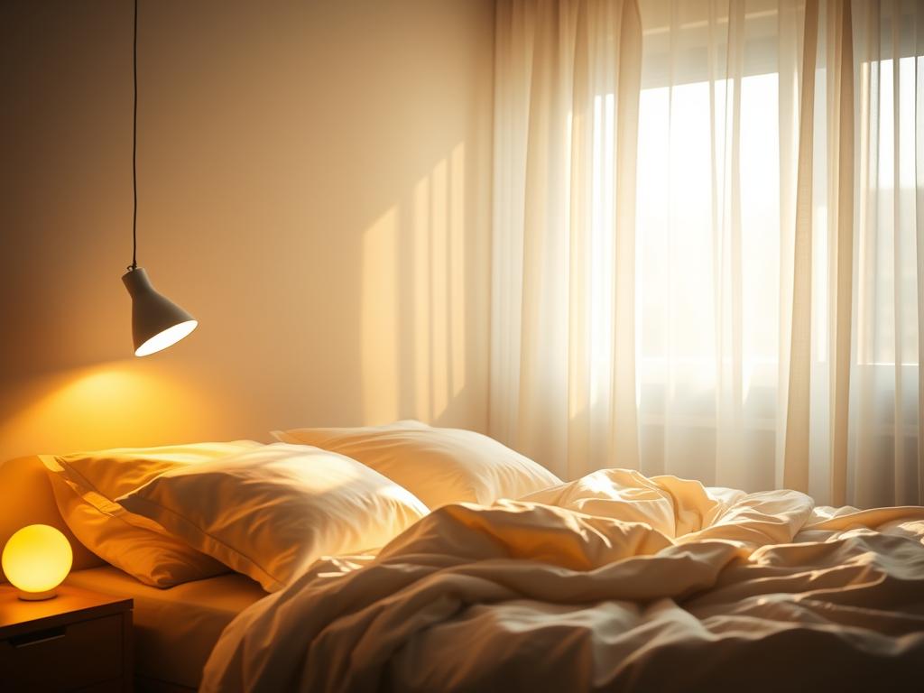 bedroom lighting transformation