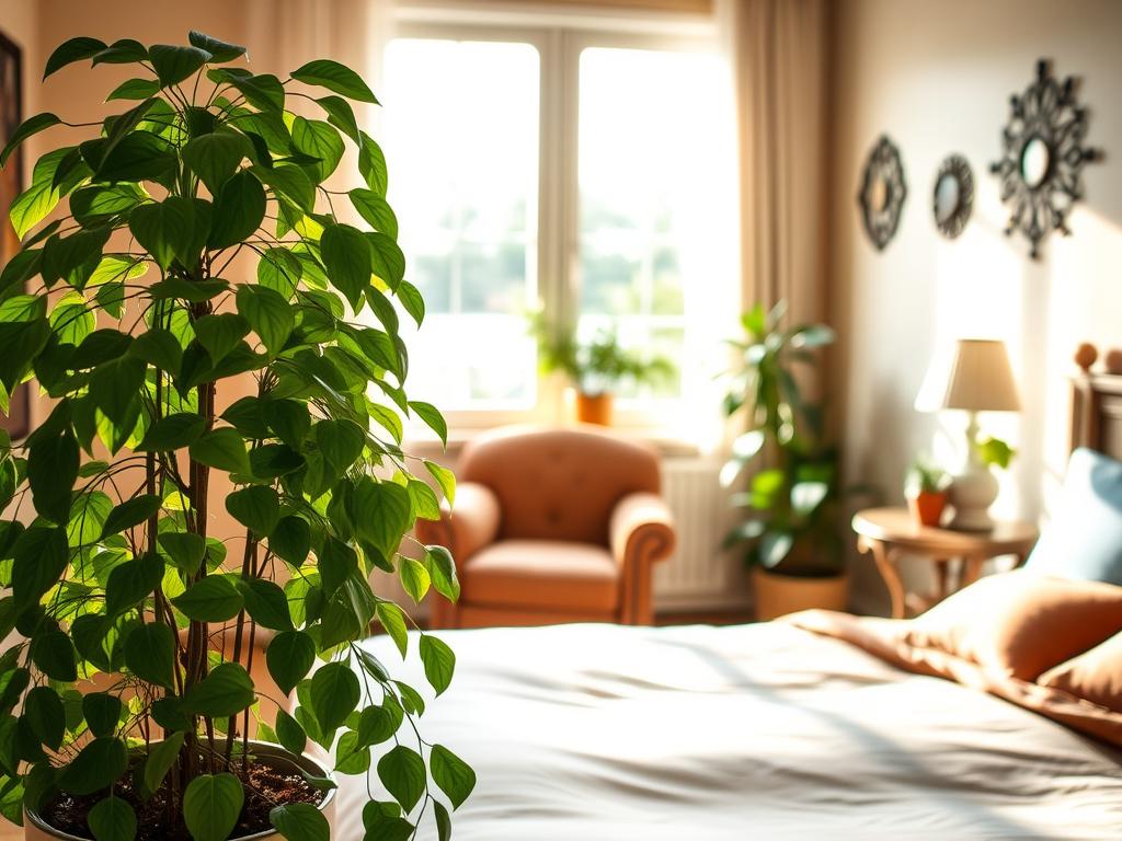 bedroom plant corner arrangements