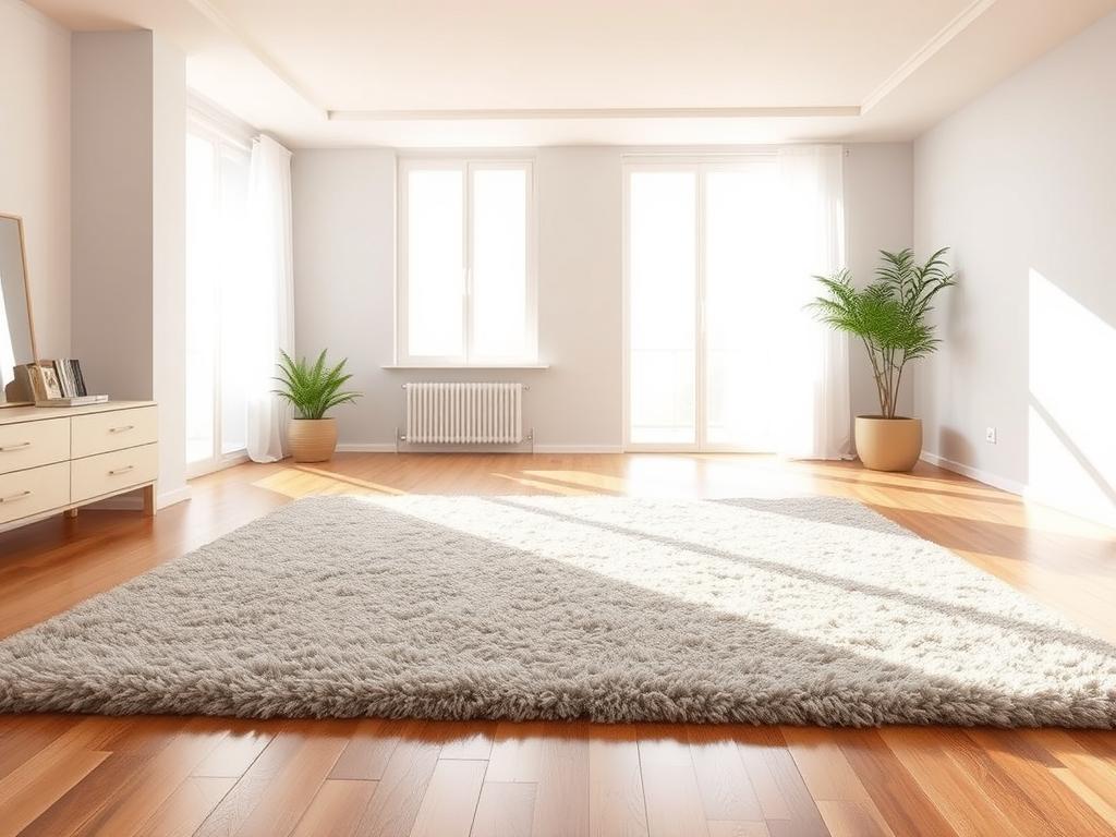 bedroom rug size