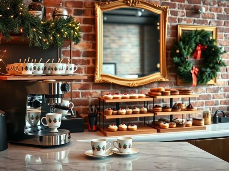 christmas coffee bar ideas