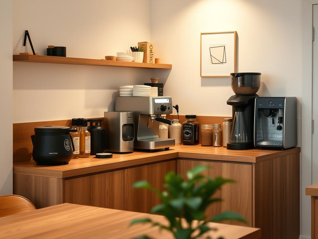 coffee bar ideas small spaces