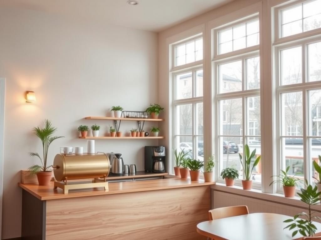small coffee bar ideas counter space