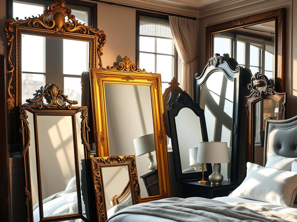 Bedroom Mirror Styles and Decorative Frames
