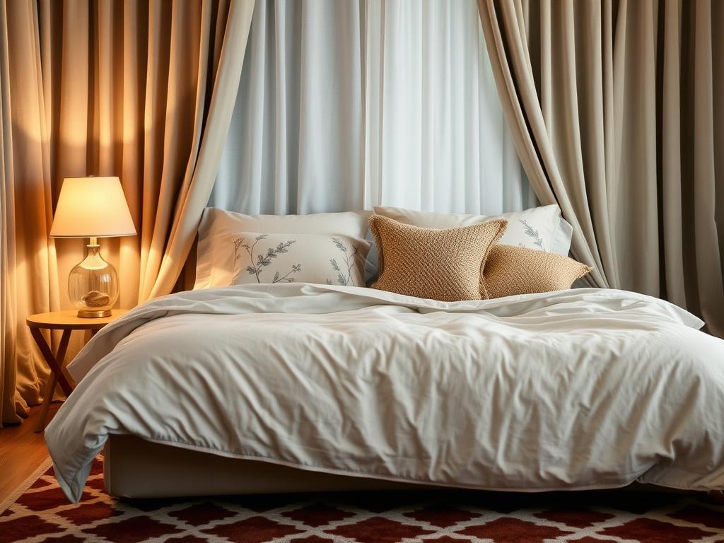 Bedroom Textile Patterns and Textures