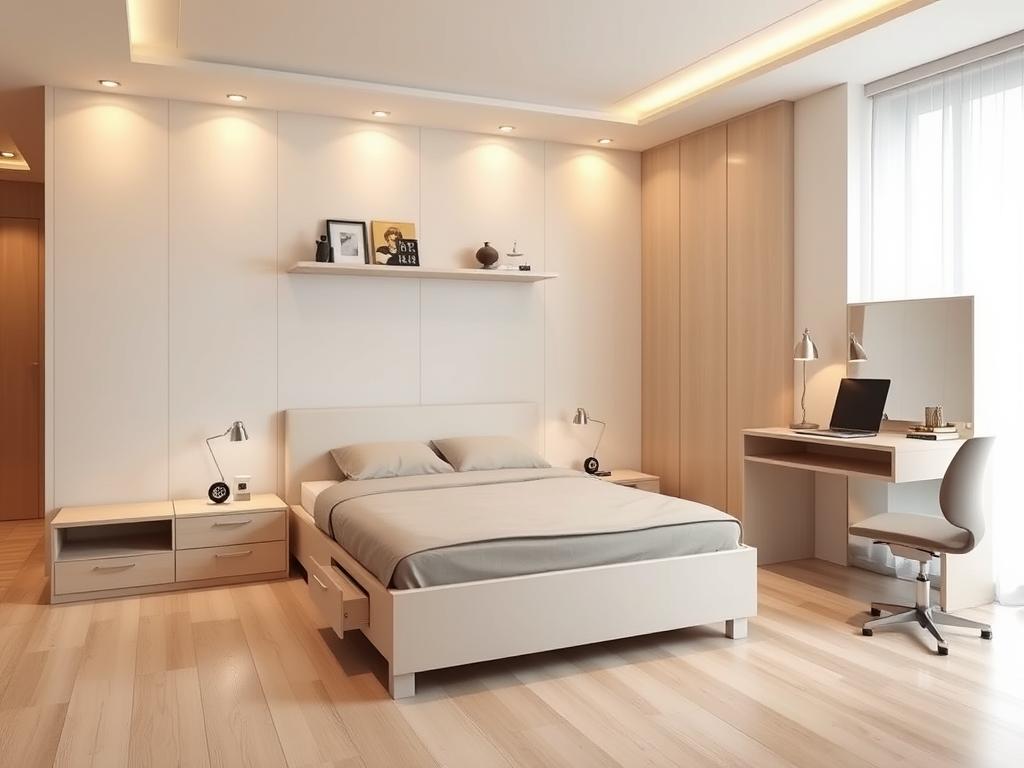 Space-saving Furniture Arrangement